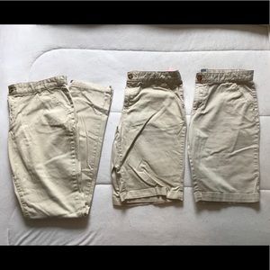 OLD NAVY KHAKI PANTS & BERMUDA SHORTS SZ. 16 GIRLS